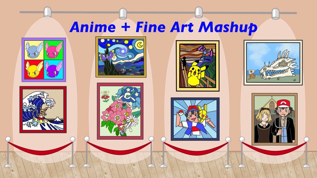 Anime + Fine Art Mash Up