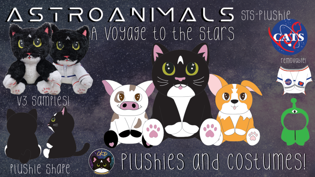 Astroanimals | A Voyage to the Plushies