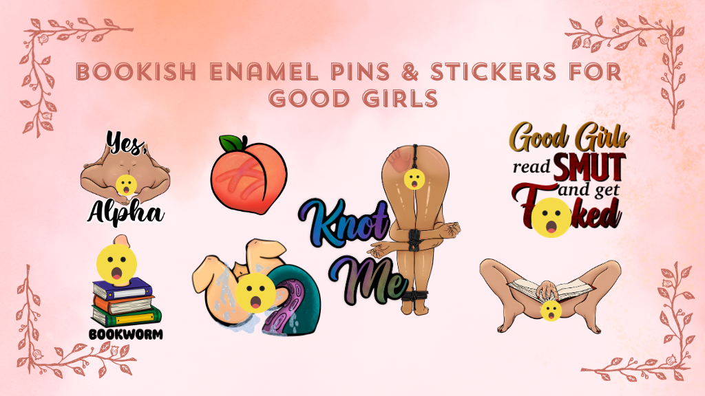 #Make100 | Spicy Bookish Stickers & Enamel Pins!