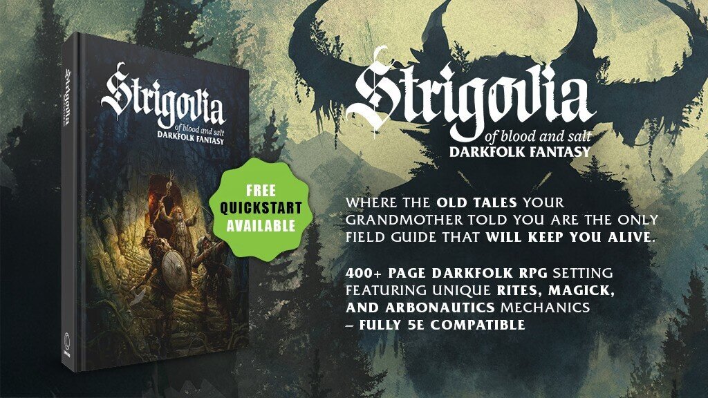 Strigovia - A Darkfolk Grimdark Fantasy Setting (5E compatible)