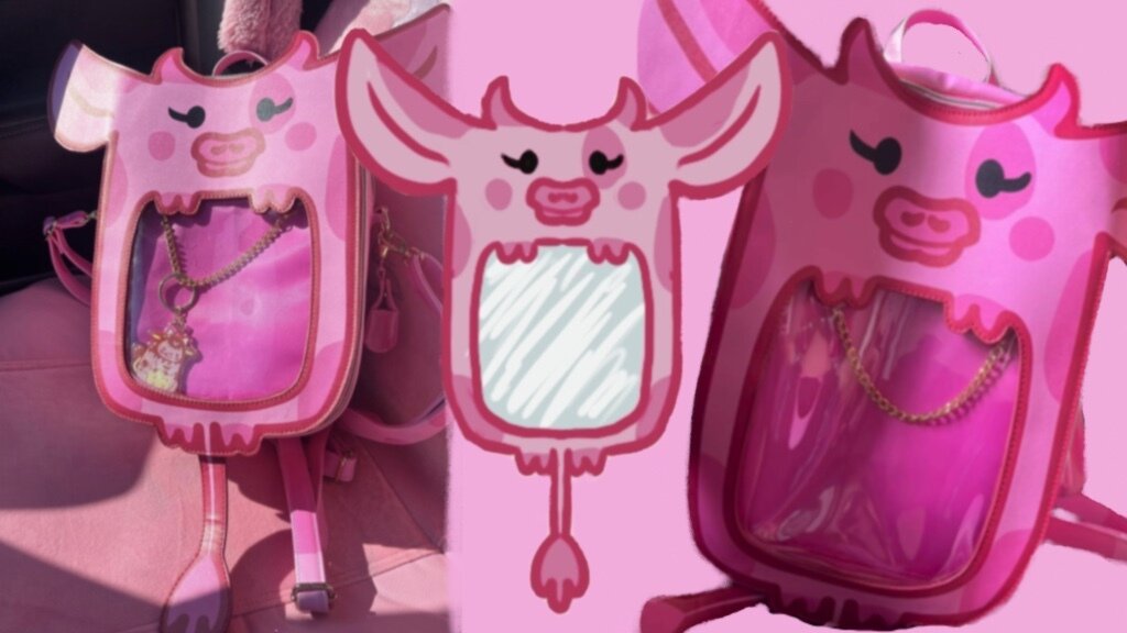 Pink Cow It’s Bag