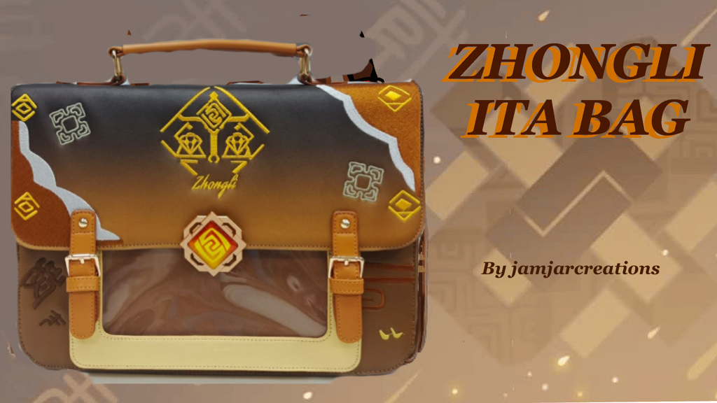 Zhongli genshin ita messenger bag