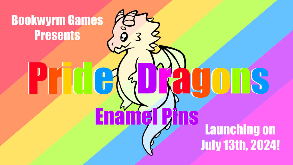 Pride Dragons Enamel Pins