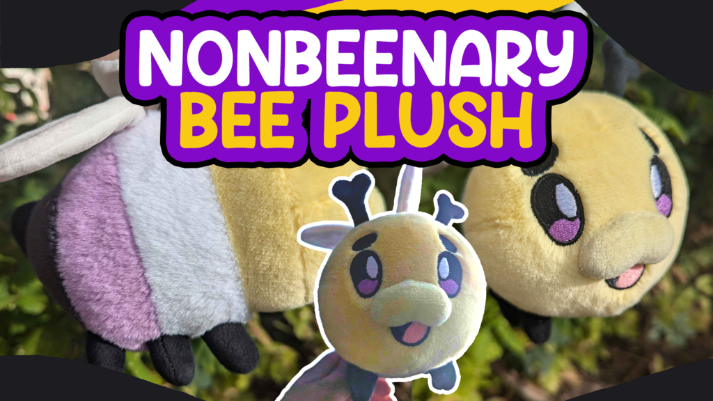 Nonbinary Bumblebee - Nonbeenary Plush!