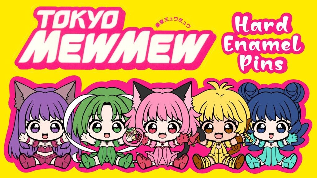 Tokyo Mew Mew Enamel Pins Collection