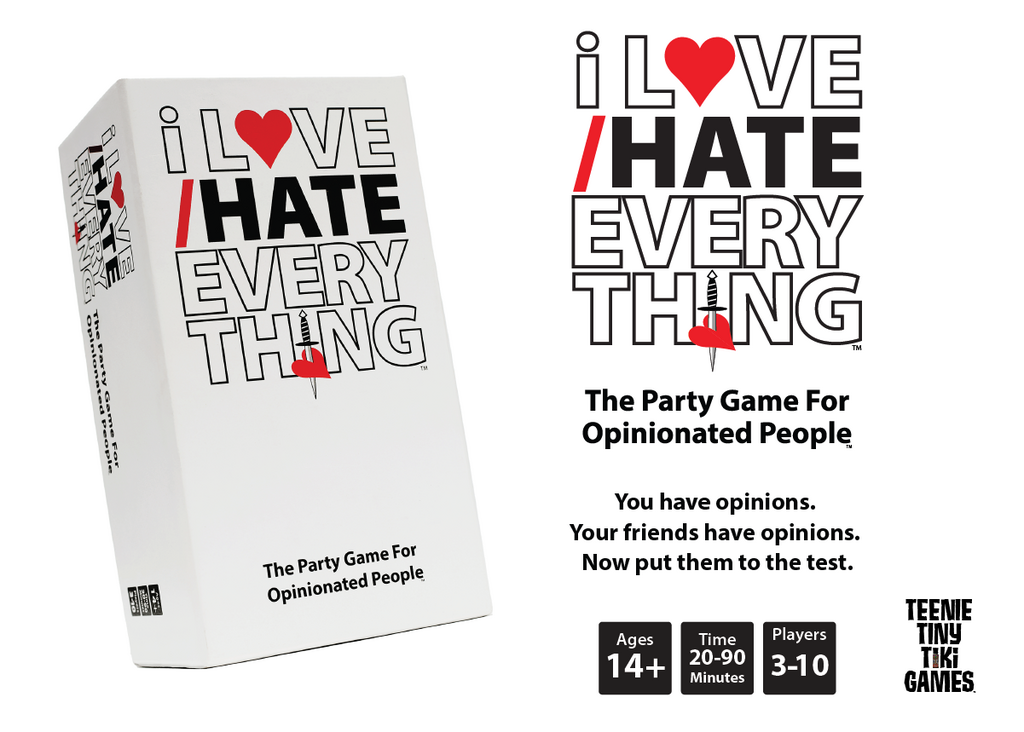 I Love/Hate Everything - The Party Game for Opinionated People