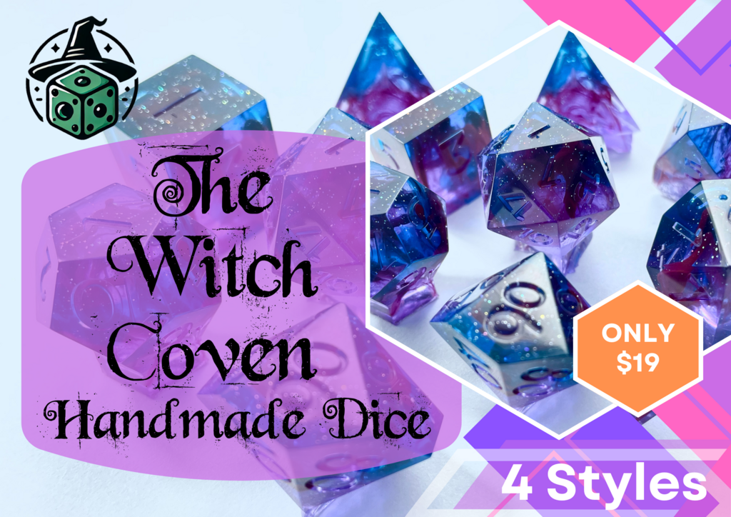 The Witch Coven - Handmade Spellbound Dice