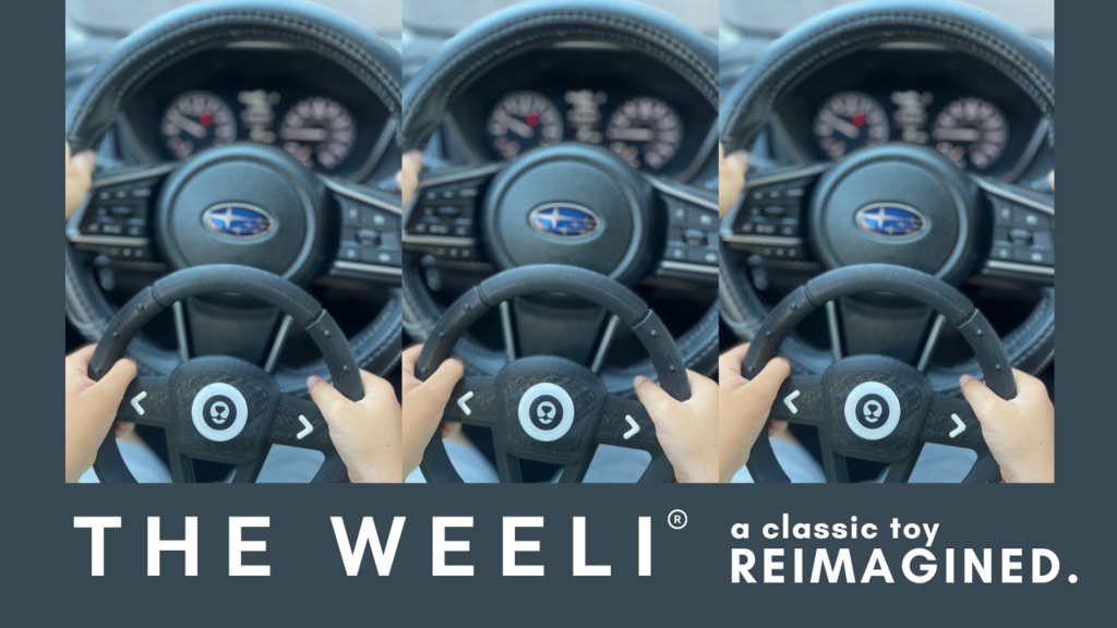 The Weeli: Sensory GoPro Compatible Toy Steering Wheel