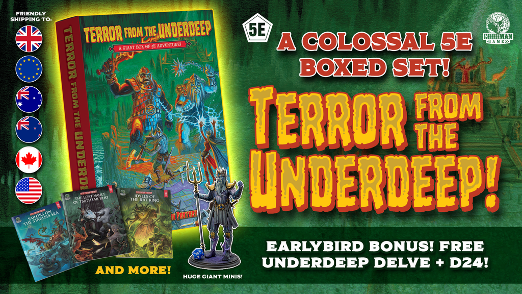 Terror from the Underdeep: A Giant Box of 5E Adventure