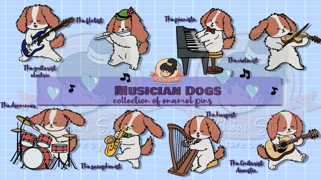 The dogs make music