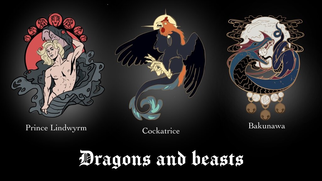 Dragons and Beasts from around the world