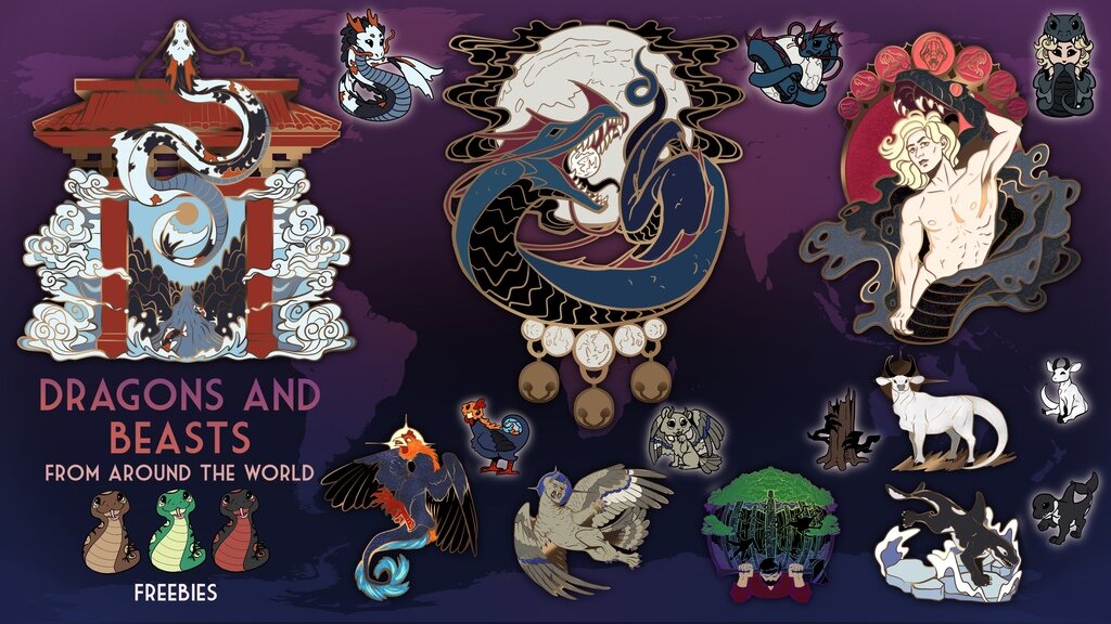 Dragons and Beasts from around the world