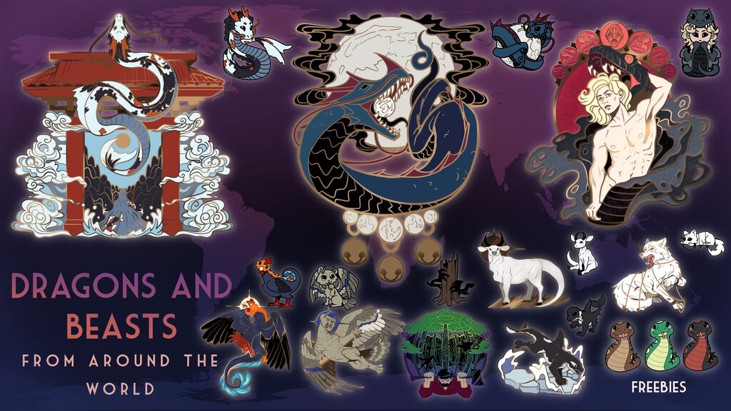 Dragons and Beasts from around the world