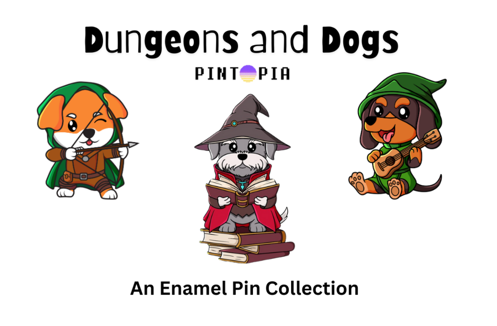 Dungeons and Dogs | Enamel Pin Collection