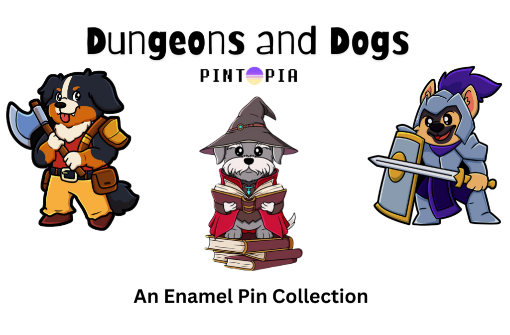 Dungeons and Dogs | Enamel Pin Collection