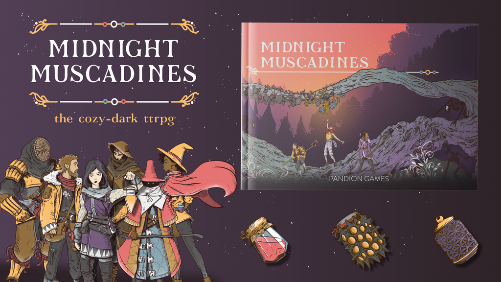 Midnight Muscadines - The Cozy-Dark TTRPG of Magical Jams