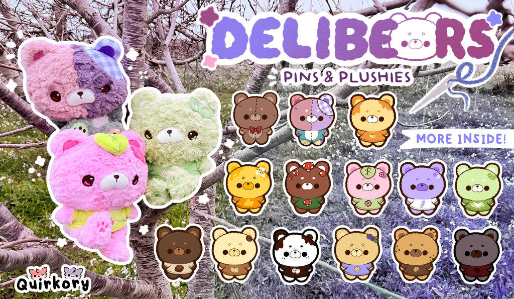 Delibears - Pins & Plushies ฅ՞•ﻌ•՞ฅ