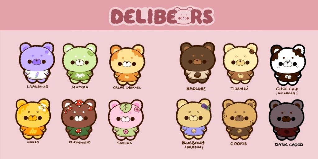 Delibears - Pins & Plushies ฅ՞•ﻌ•՞ฅ