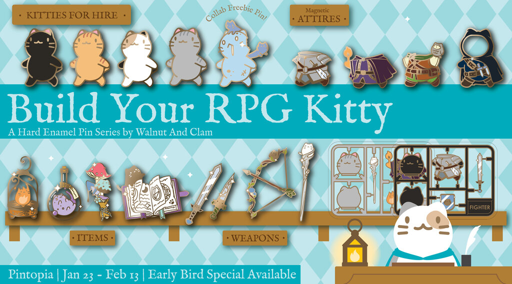 Kitties' Game Night - Build Your RPG Kitty