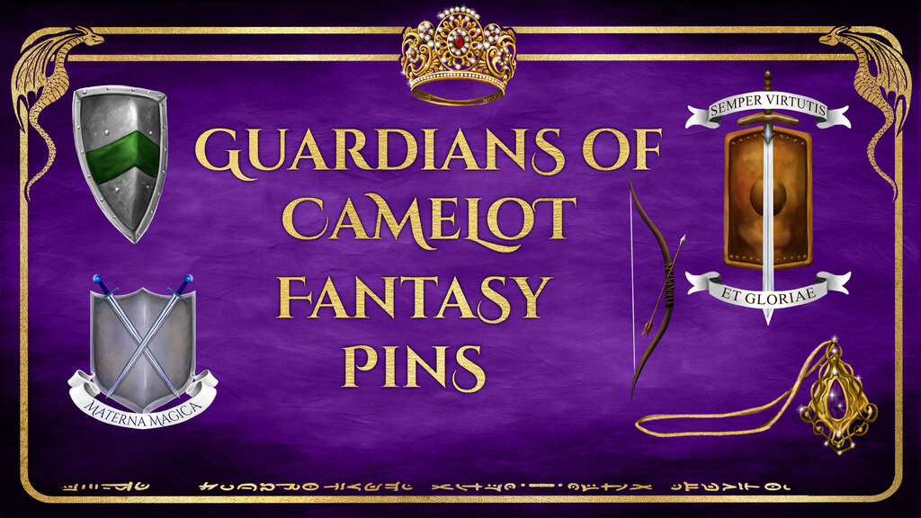 Guardians of Camelot Enamel Pins