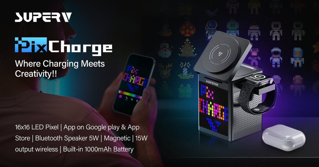 superv pixcharge: where charging meets creativity