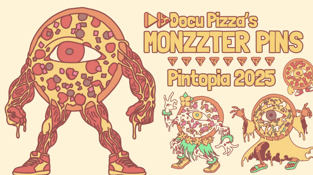 Docu Pizza's Monzzter Pins