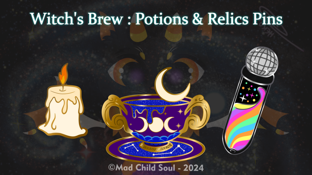 Witch's Brew : Potions & Relics Pins