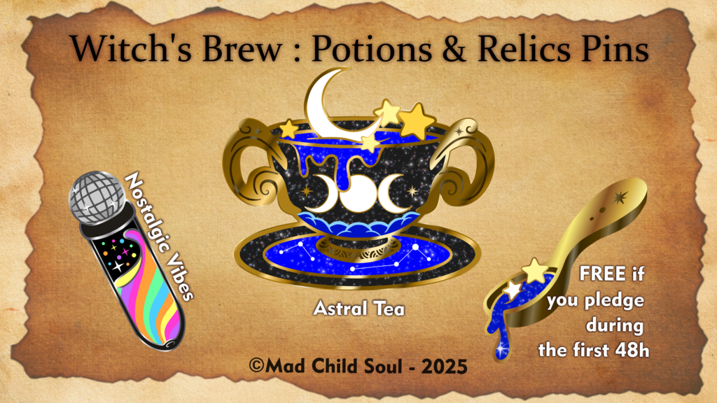 Witch's Brew : Potions & Relics Pins