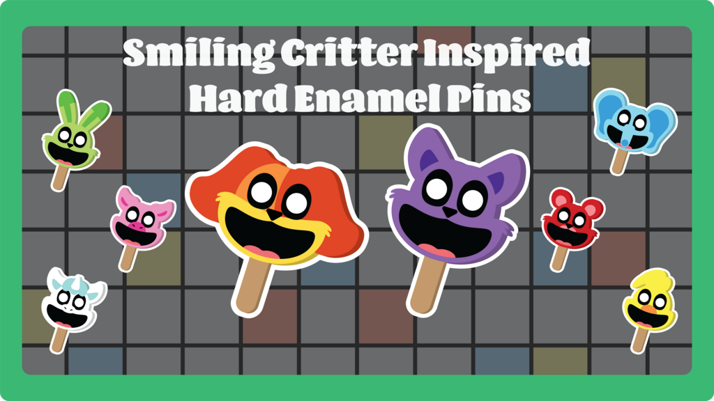 Smiling Critters Inspired Pawpsicle Pins (Pintober 2024)