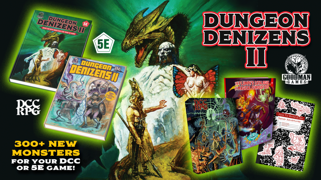 Dungeon Denizens 2, How To Write Even Better Adventures, & More GM Tools!
