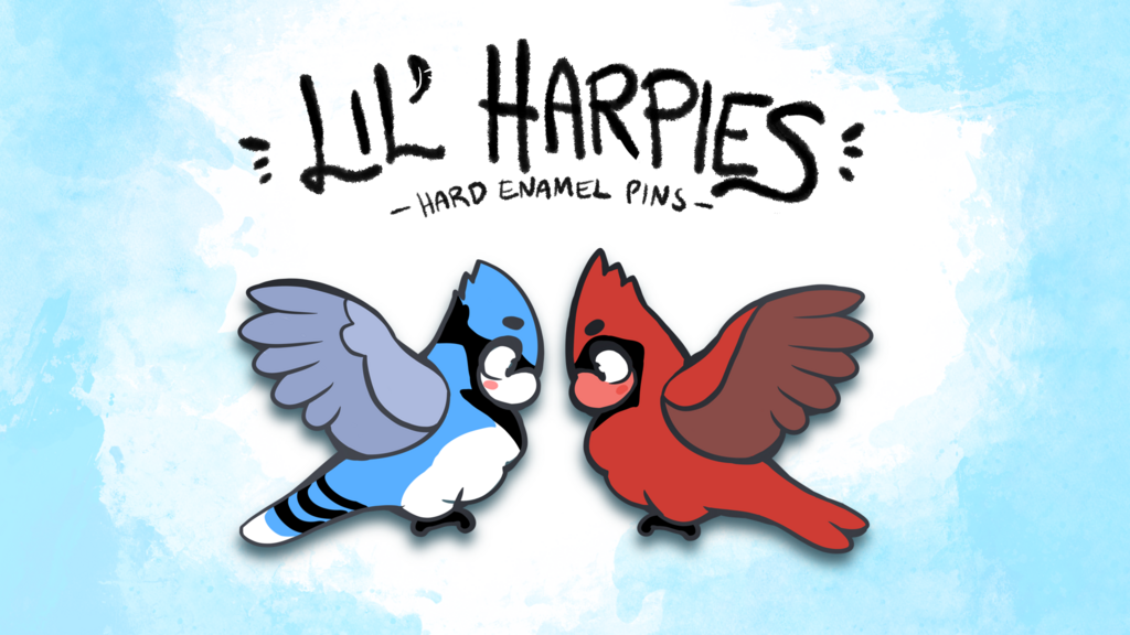 Lil' Harpies Enamel Pins