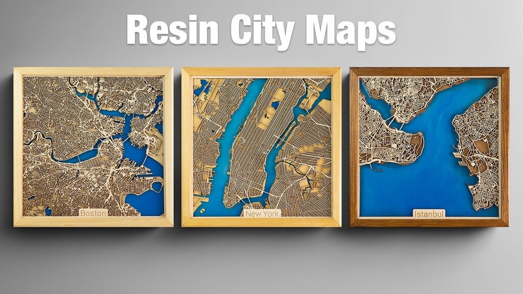 Resin City Maps: Your City, Your Story