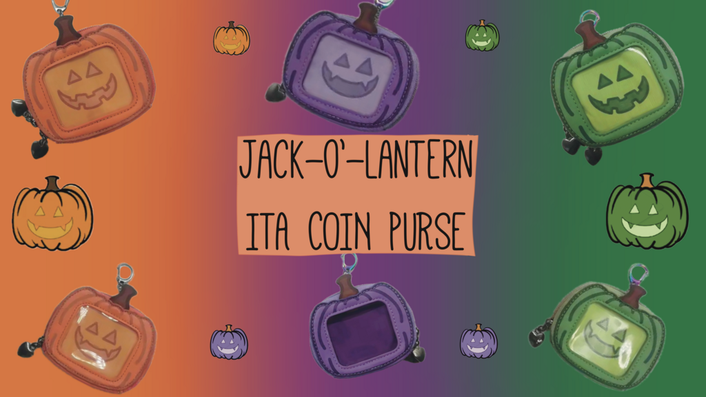 Jack-o’-lantern ITA Coin Purse Keychains