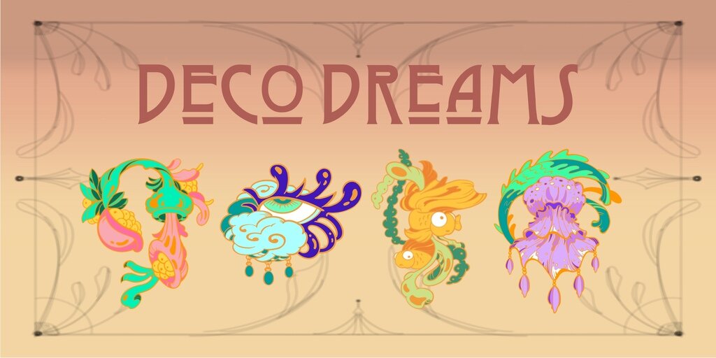 DECO DREAMS // A Dreamy Enamel Pin Collection