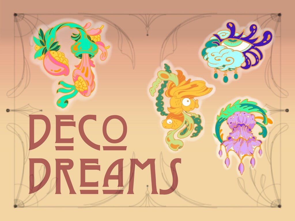 DECO DREAMS - Dreamy florals + creatures