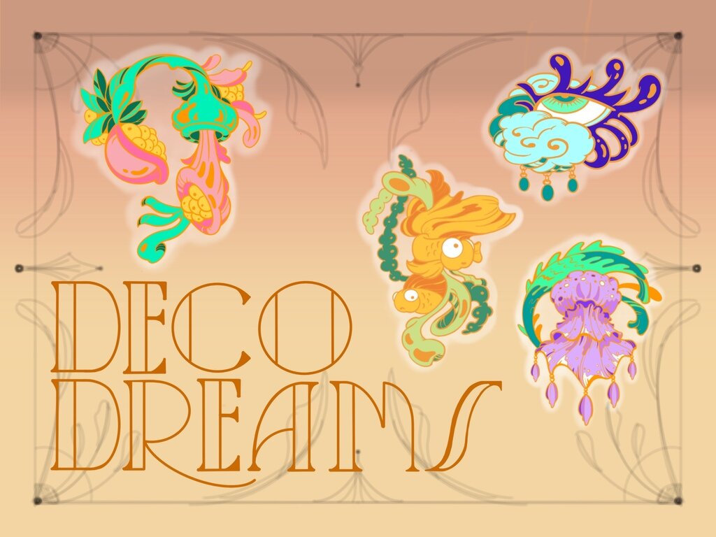 DECO DREAMS - Dreamy florals + creatures