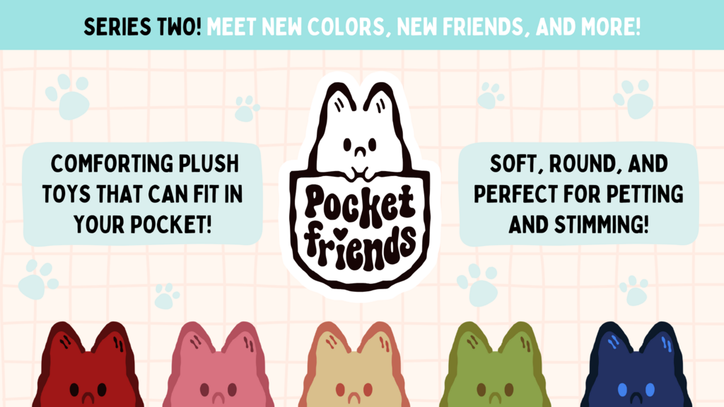 Anxiety Fox Pocket Friends Plush Toys - Series 2!