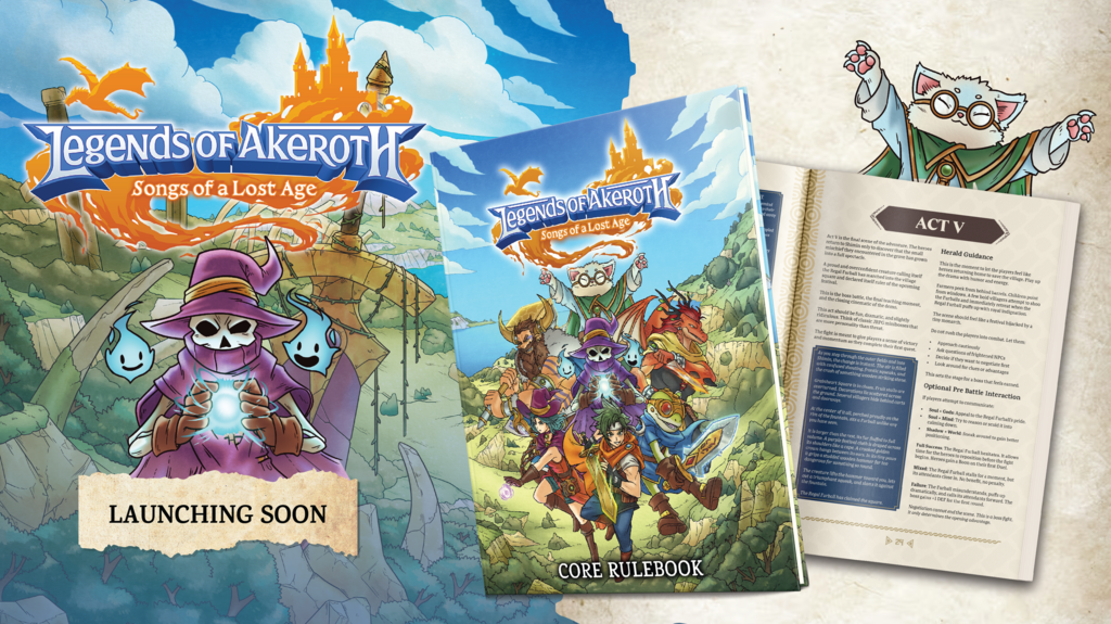 Legends of Akeroth - JRPG Inspired TTRPG