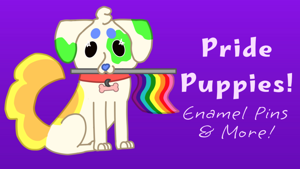 Pride Puppies Enamel Pins