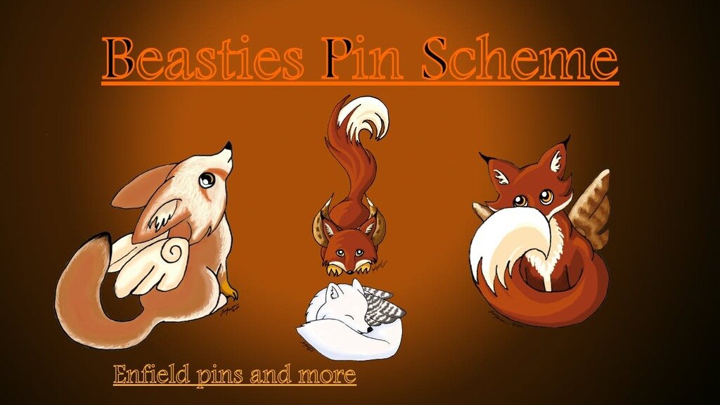 Beasties Pin Scheme - Pin versions of rare fantasy creatures