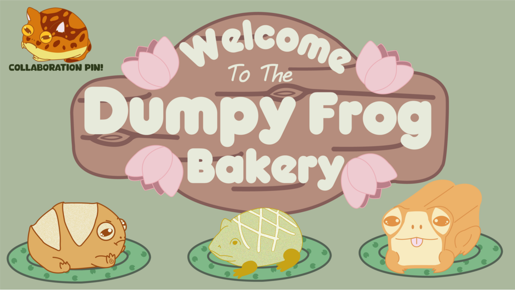 Dumpy Frog Bakery - Enamel Pins