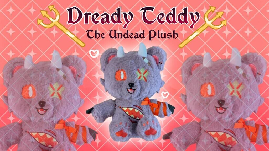 Dready Teddy Plush - A Teddy That Rises From The Dead