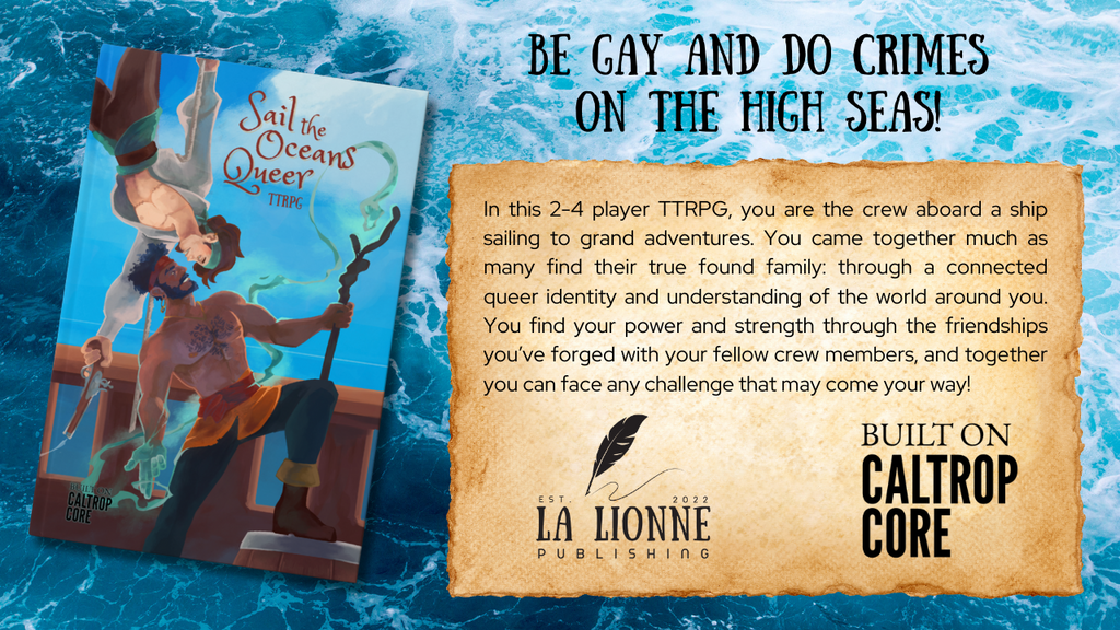 Sail the Oceans Queer TTRPG