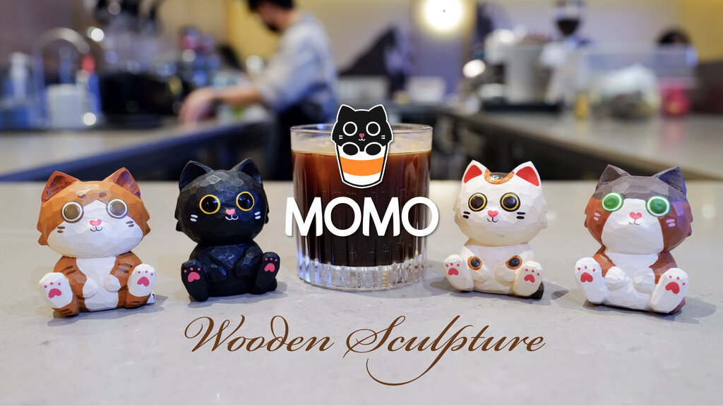 Momo: Handcrafted Wooden Cats with Tangible Meanings