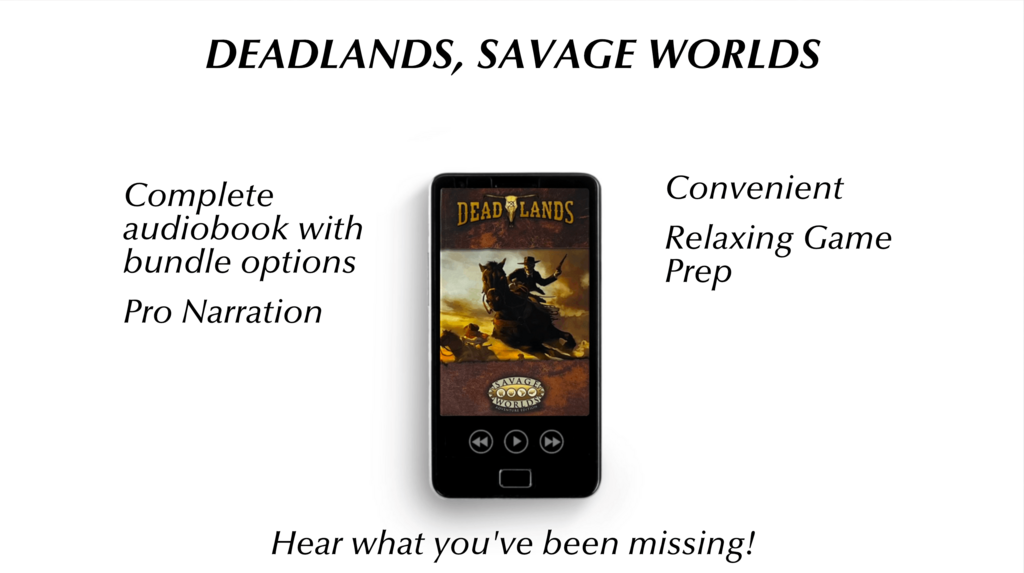 Audiobook of Deadlands for Savage Worlds