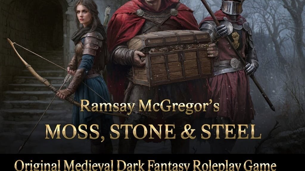 Medieval Dark Fantasy TTRPG: Moss, Stone & Steel