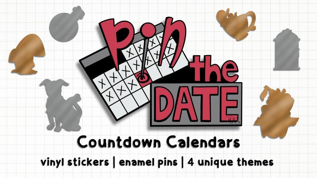 Pin the Date | Sticker and Pin Advent Calendars