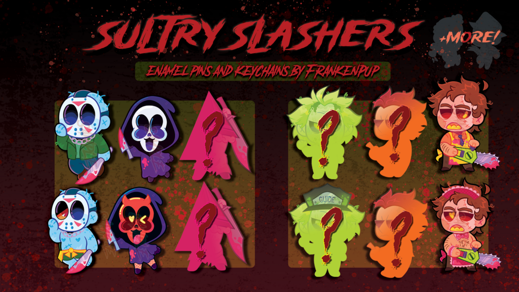 Sultry Slashers - Enamel Pins