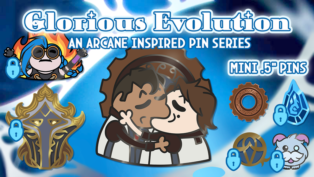 Glorious Evolution Arcane Inspired Pins