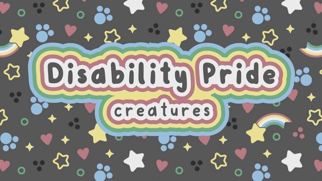 disability pride creatures SERIES 2 - plushies + more!